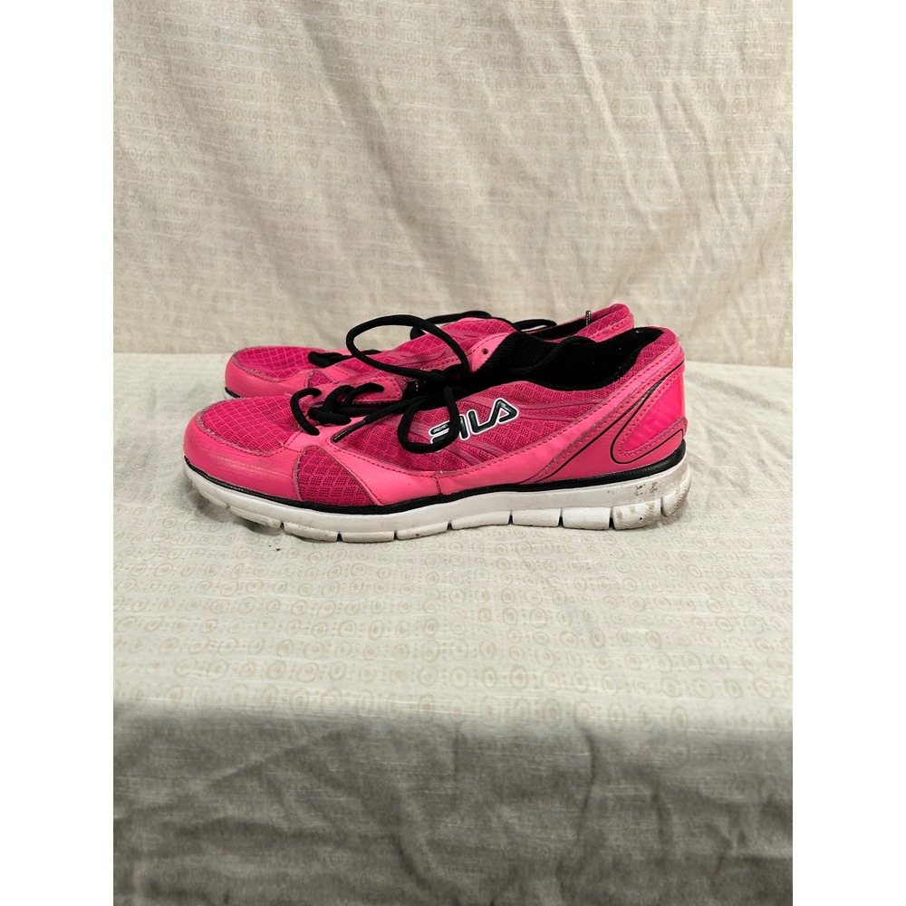 Fila Women's Running Shoes Hot Pink Black Mesh Athletic Sneakers Size 8‎ #2087
